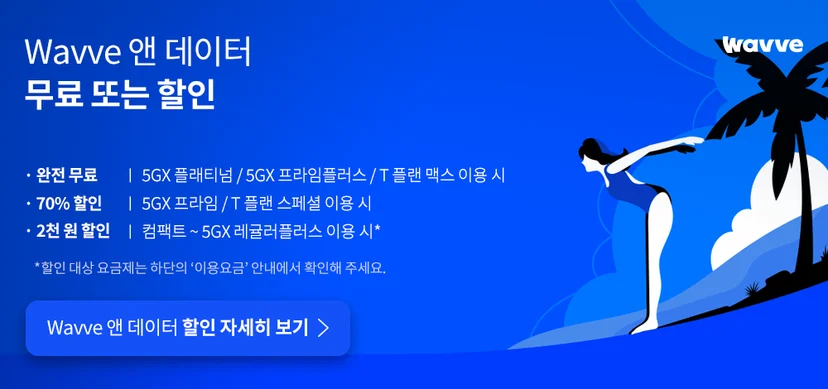 SKT 웨이브 이용권