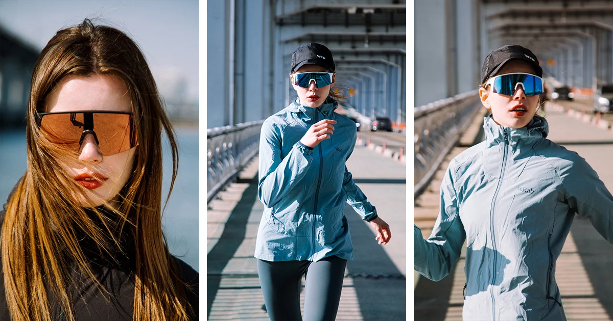 한국오지케이(OGK)와 운동선수 김민지의 콜라보레이션으로 탄생한 유니크한 선글라스 '레디(Ready)' 제품 연출컷. 자유로운 에너지와 예술적 감성이 녹아든 독창적인 디자인과 컬러감을 시각적으로 극대화한 비티와이플러스의 촬영 포트폴리오로, 일상의 즐거움을 더하는 콜라보 제품만의 특별한 무드를 담은 이미지.