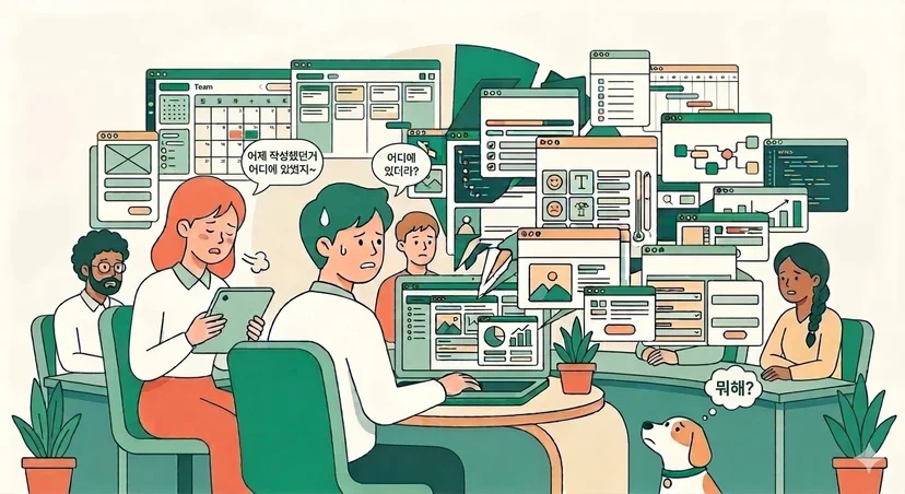 SaaS 기능 과잉 현상을 보여주는 이미지