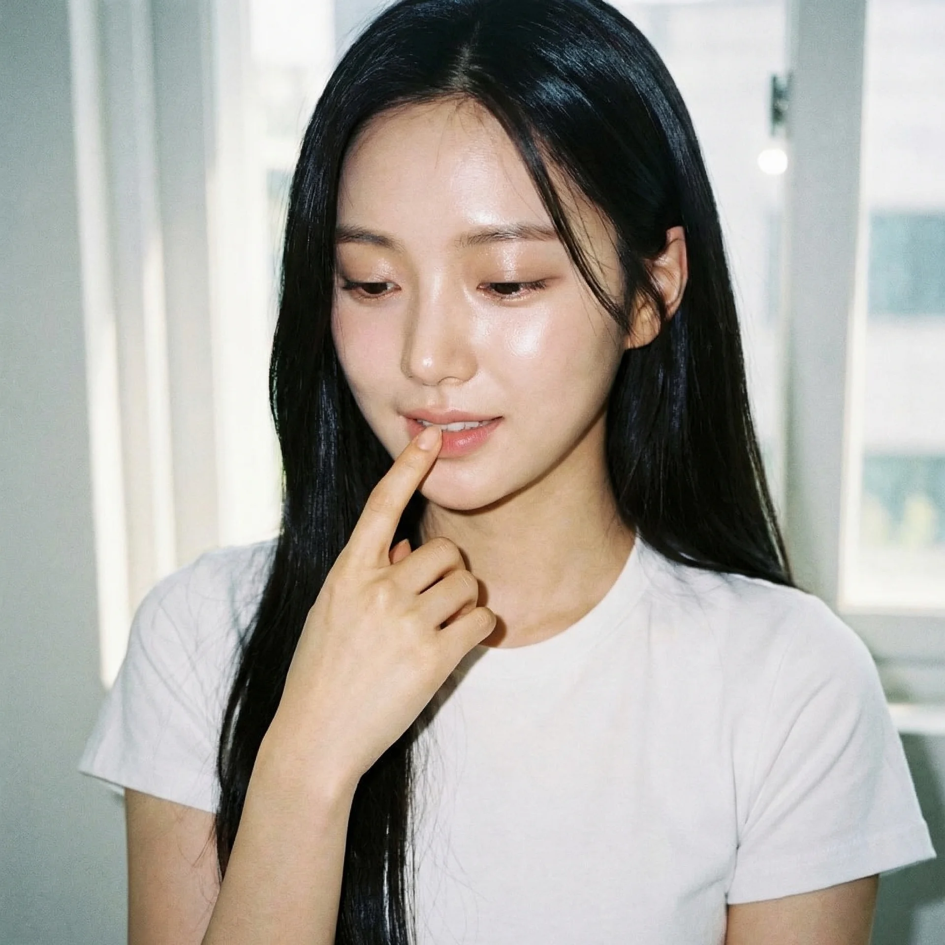 나노바나나 프로로 생성한 한국인 여성의 클로즈업 - 이미지 생성 AI 비교 중