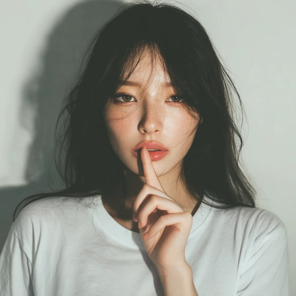 미드저니로 생성한 한국인 여성의 클로즈업 - 이미지 생성 AI 비교 중