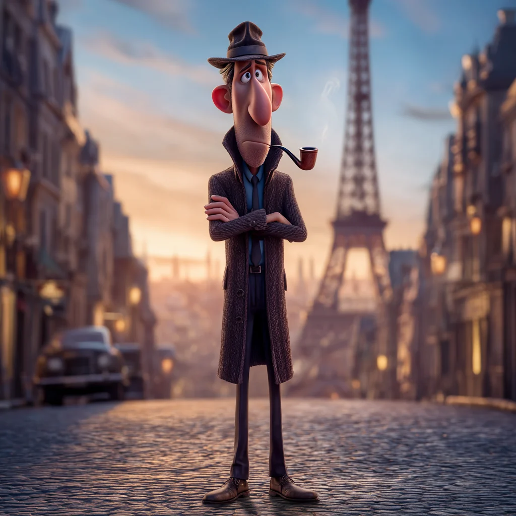 미드저니로 생성한 3D 애니메이션 탐정 캐릭터 - 이미지 생성 AI 비교 중