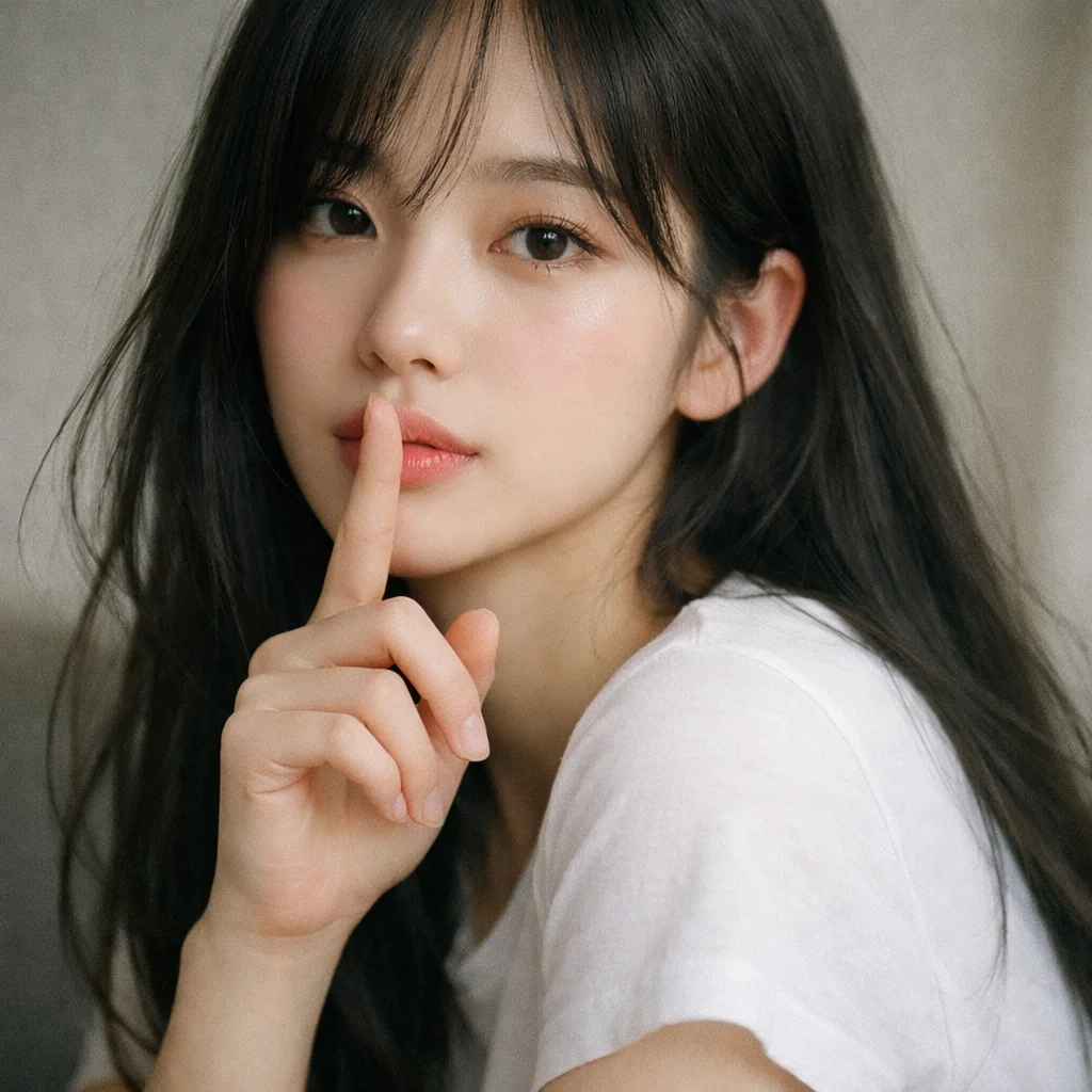 GPT이미지로 생성한 한국인 여성의 클로즈업 - 이미지 생성 AI 비교 중