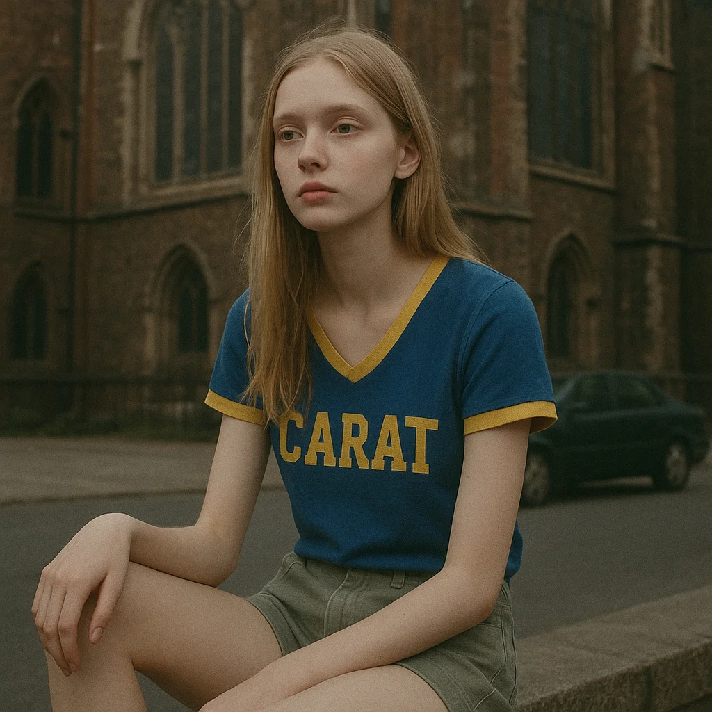 GPT이미지로 생성한 백인 여성의 스냅샷 - 이미지 생성 AI 비교 중