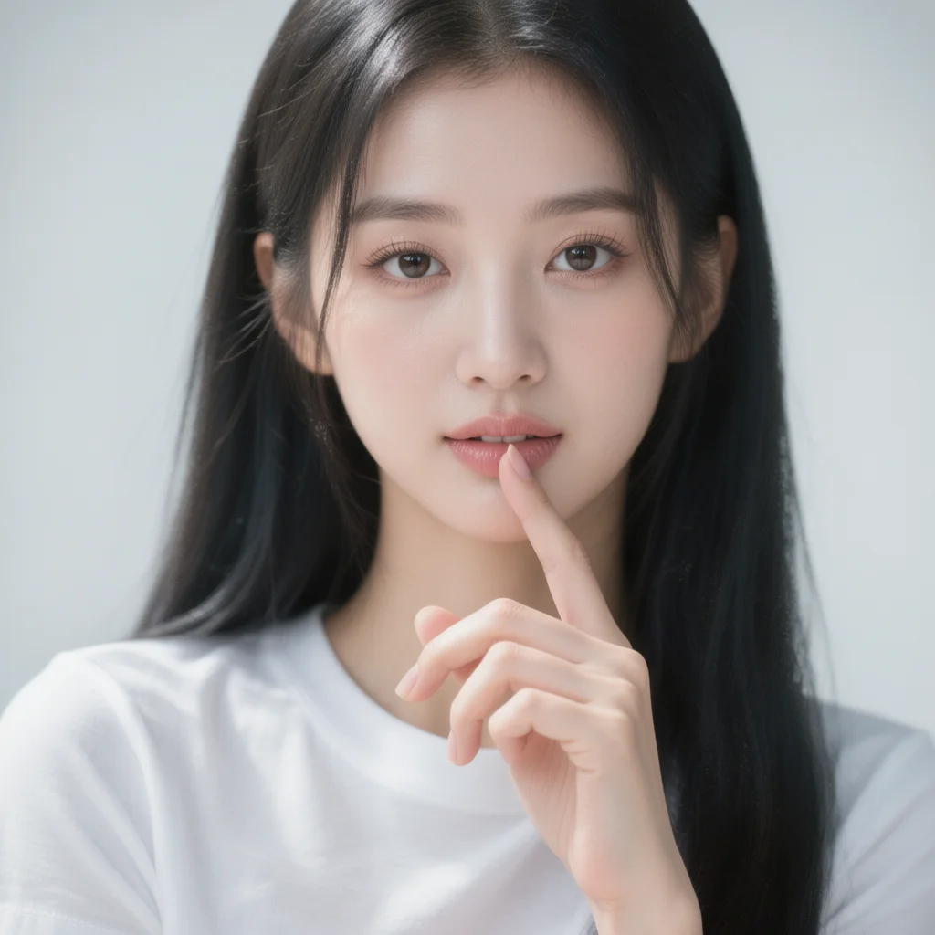 훈위안으로 생성한 한국인 여성의 클로즈업 - 이미지 생성 AI 비교 중