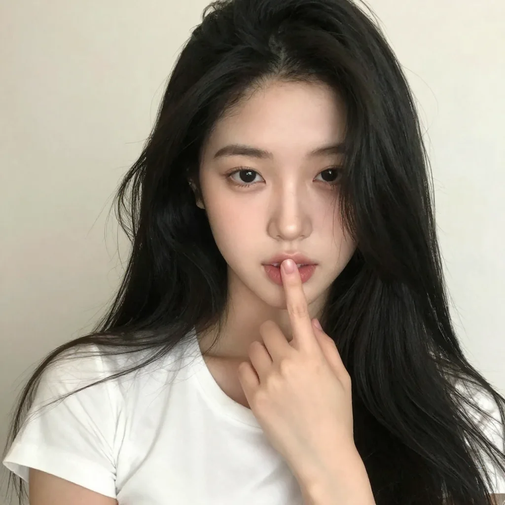 Z-이미지로 생성한 한국인 여성의 클로즈업 - 이미지 생성 AI 비교 중