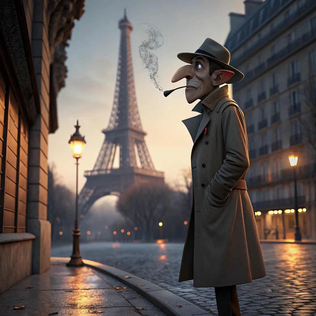 리크래프트로 생성한 3D 애니메이션 탐정 캐릭터 - 이미지 생성 AI 비교 중