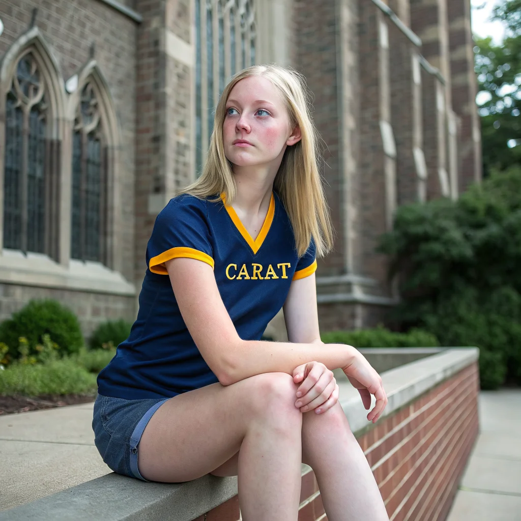 리크래프트로 생성한 백인 여성의 스냅샷 - 이미지 생성 AI 비교 중