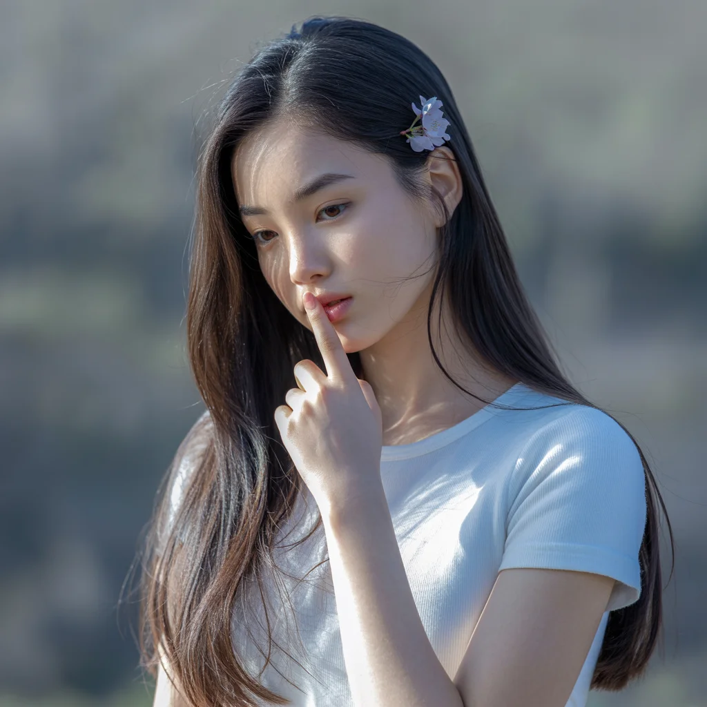 이디오그램으로 생성한 한국인 여성의 클로즈업 - 이미지 생성 AI 비교 중