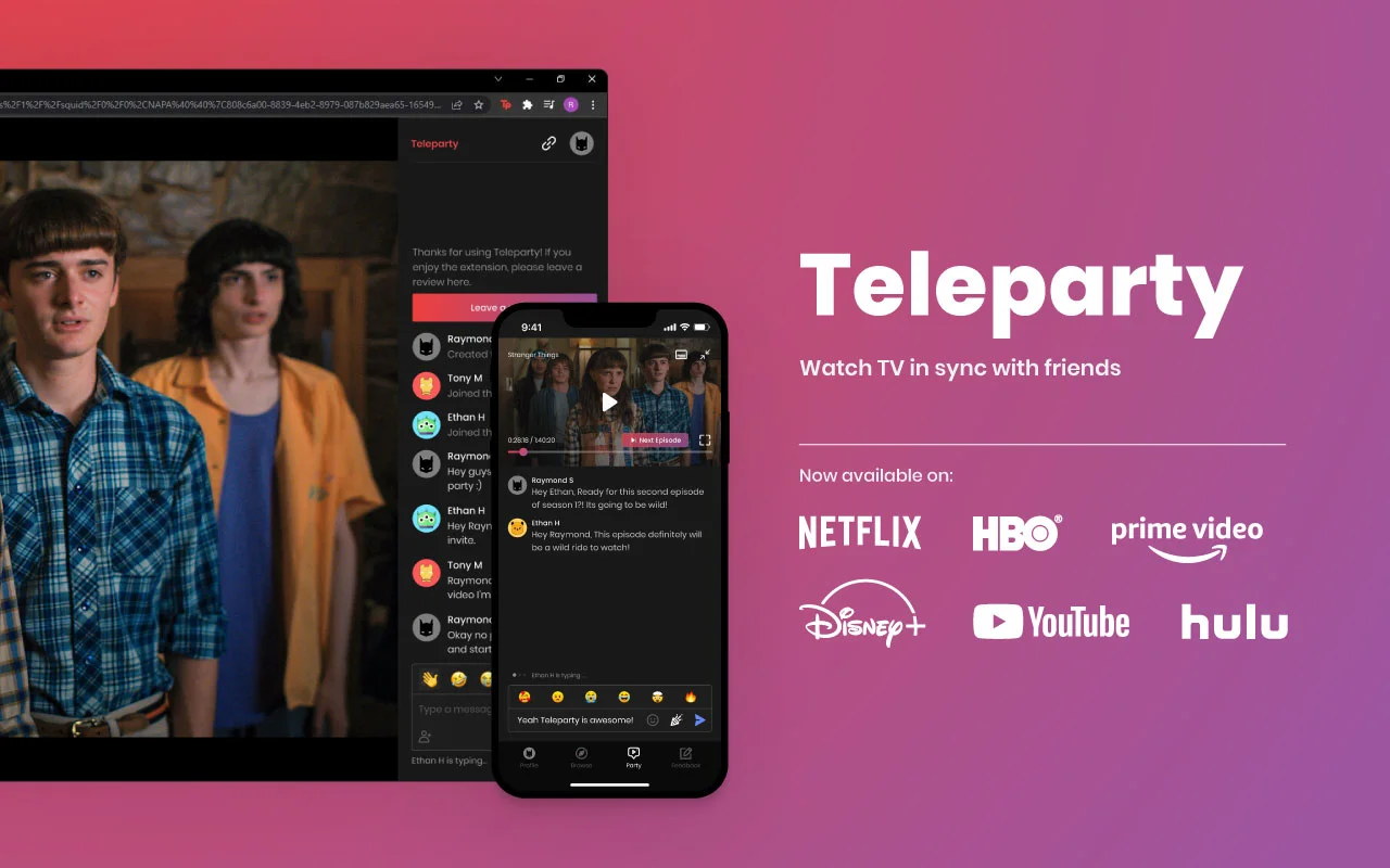 Teleparty 공식 홈페이지