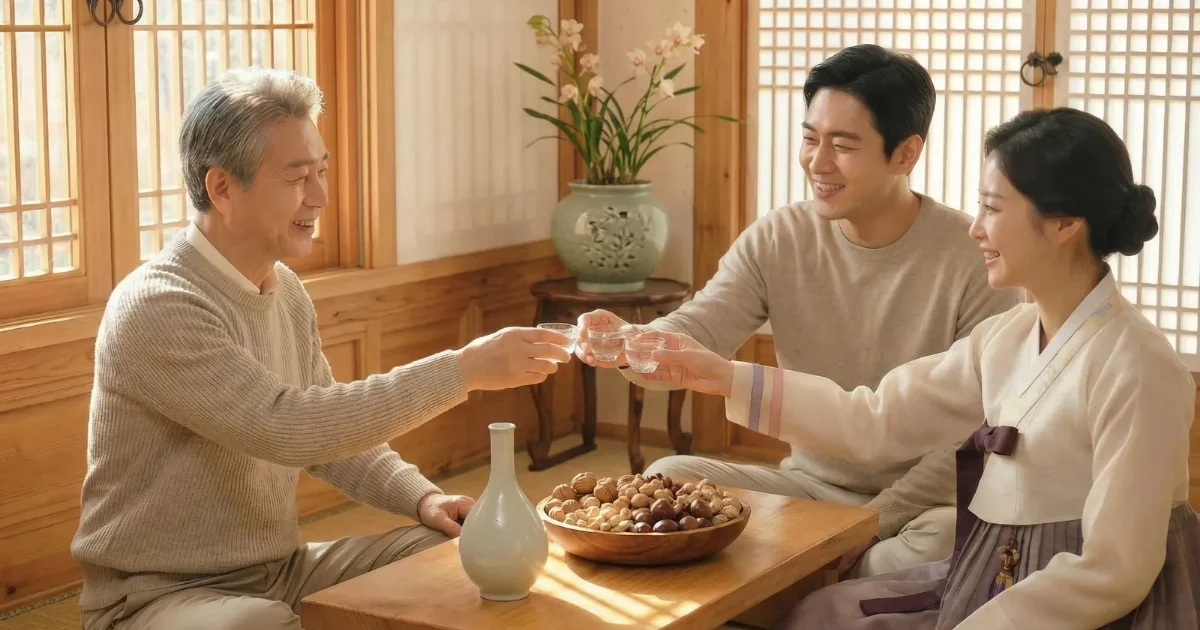 고급 전통주 선물 패키지 사진