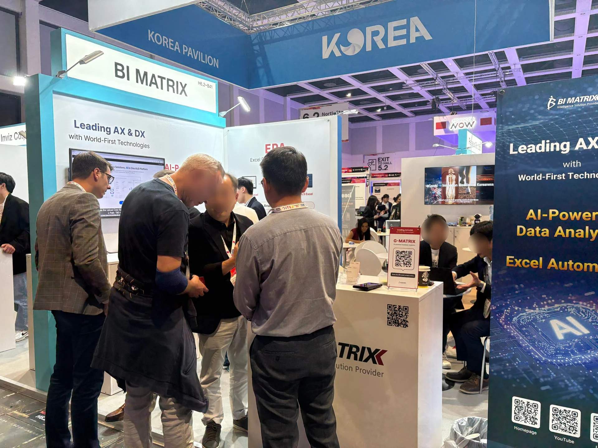 비아이매트릭스 GITEX EUROPE 전시 현장