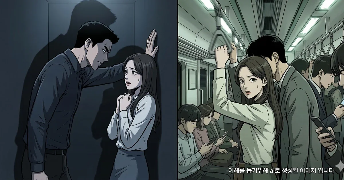 지하철 성추행과 강제추행의 차이