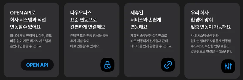 ERP 연동 방식 4종
