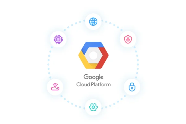 Google Cloud Platform 이 보호하는 안정성과 보안성을 제공하는 다우오피스 인포그래픽