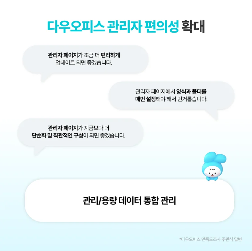 관리자 편의성 확대 이미지