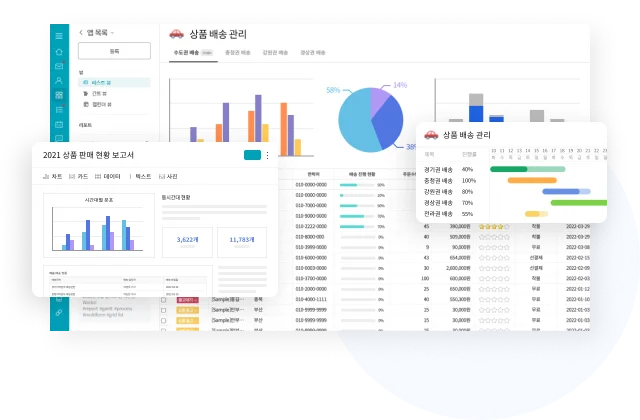 팀원 간의 원활한 협업을 도와주는 특허 받은 다우오피스 Works