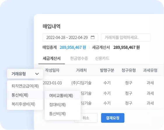 스마트한 거래유형 추천