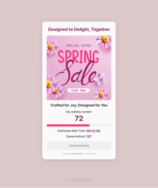 넷퍼넬 가상 대기실 활용 예제 #3