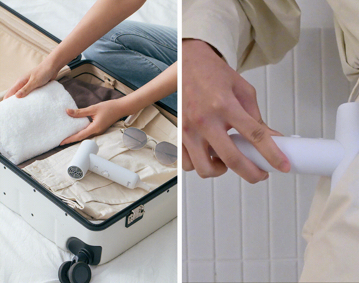 아이랩 코퍼레이션 한뼘 드라이기 연출이미지, 영상