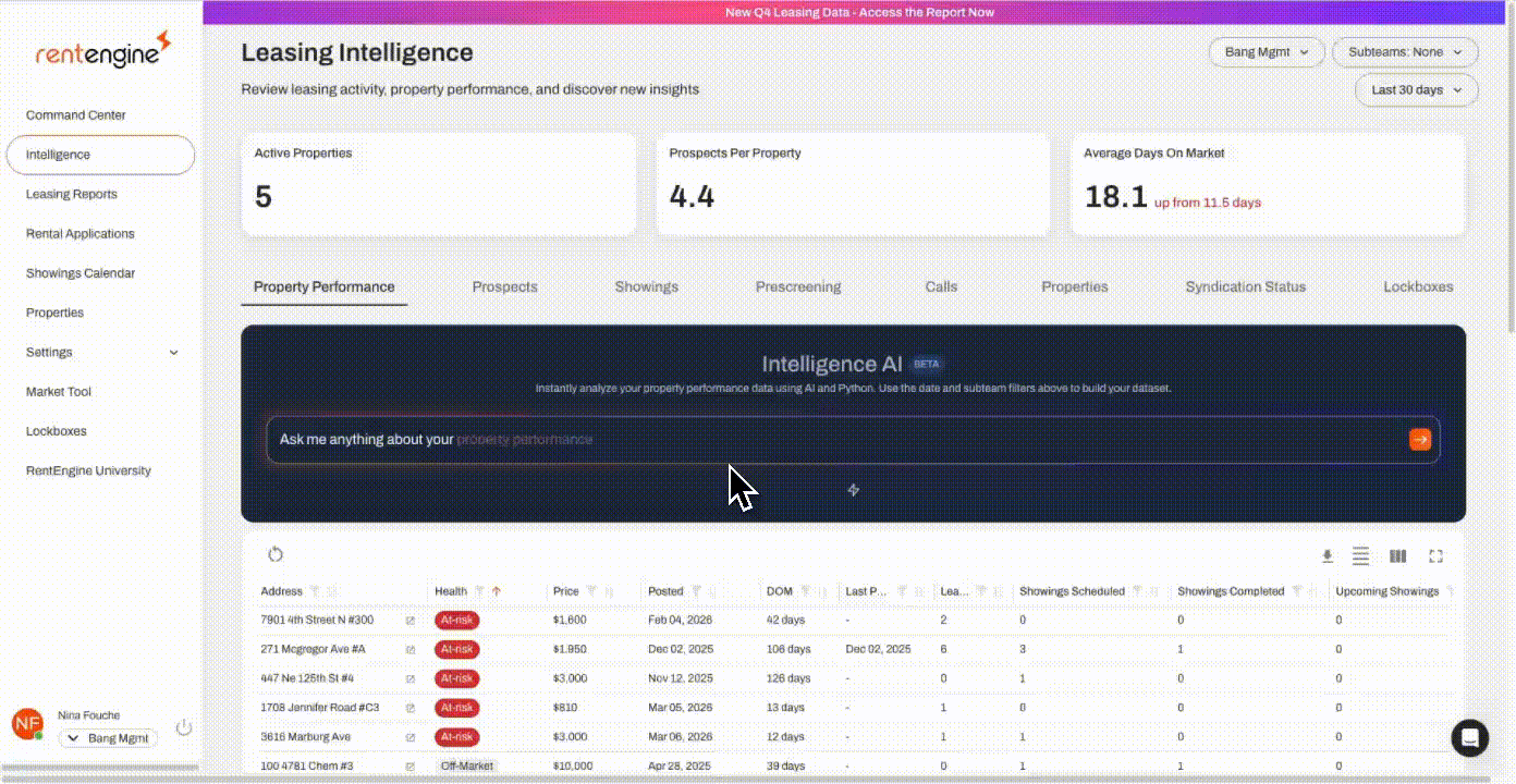 Bulk edit properties on the Properties tab. 