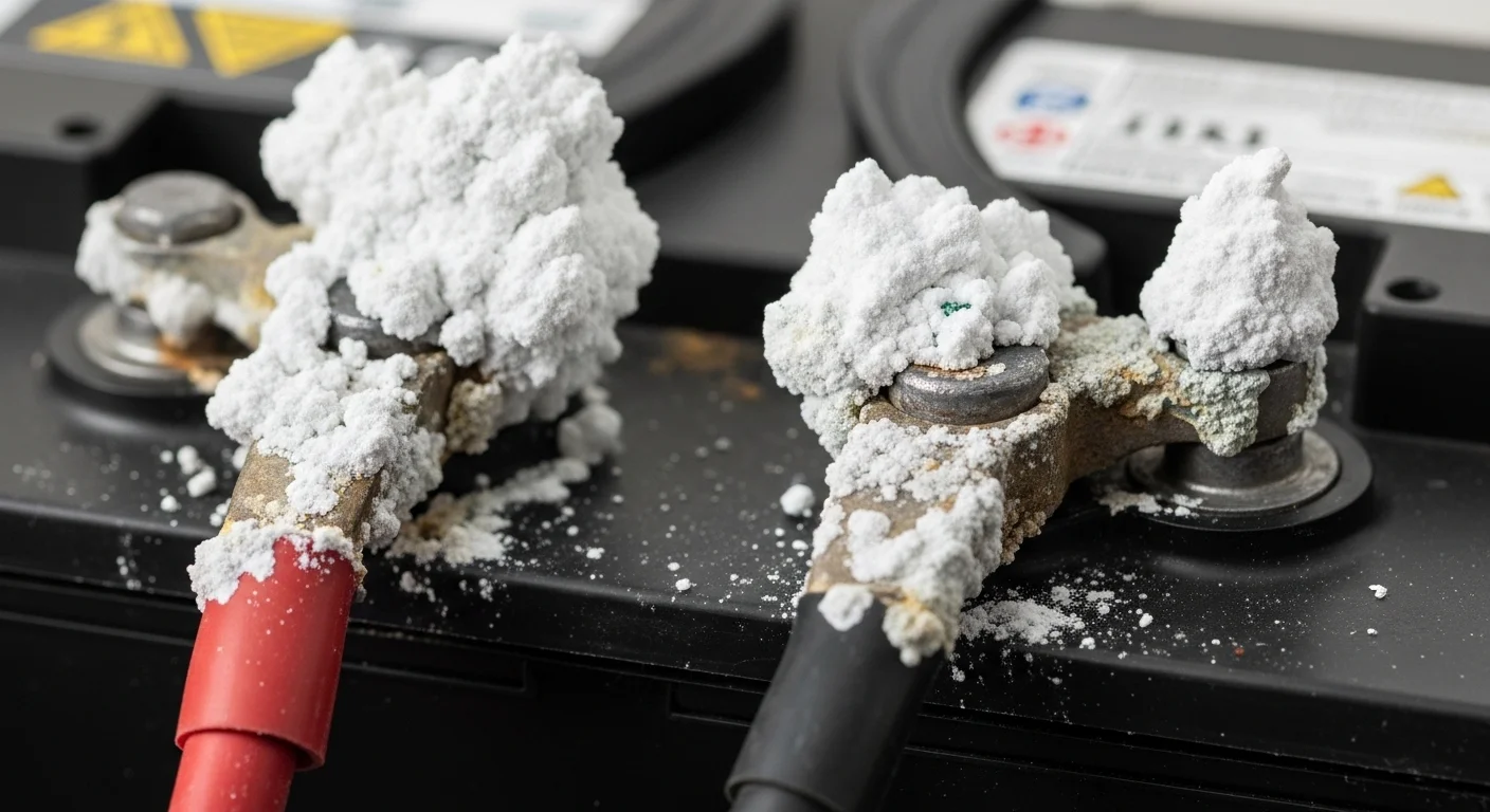 자동차 배터리 단자 부식으로 인한 방전 원인