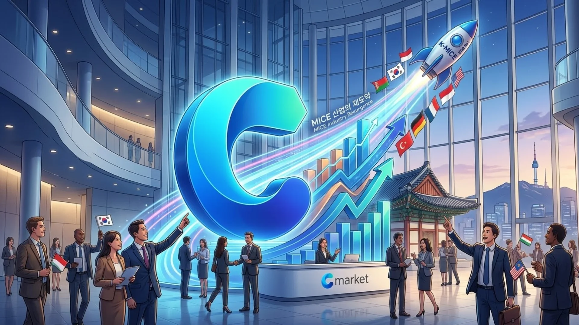 2026년 글로벌 버전 출시와 함께 구축될 동남아 중심의 스마트 MICE 전자조달 생태계 미래 비전