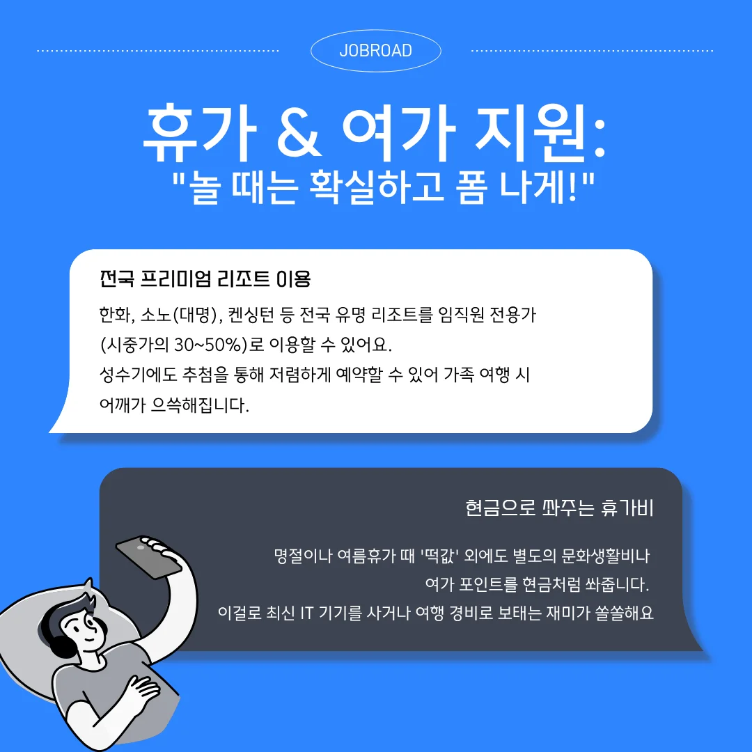 금융공기업 9가지 꿀 복지 총정리 휴가 & 여가 지원: "놀 때는 확실하고 폼 나게!"