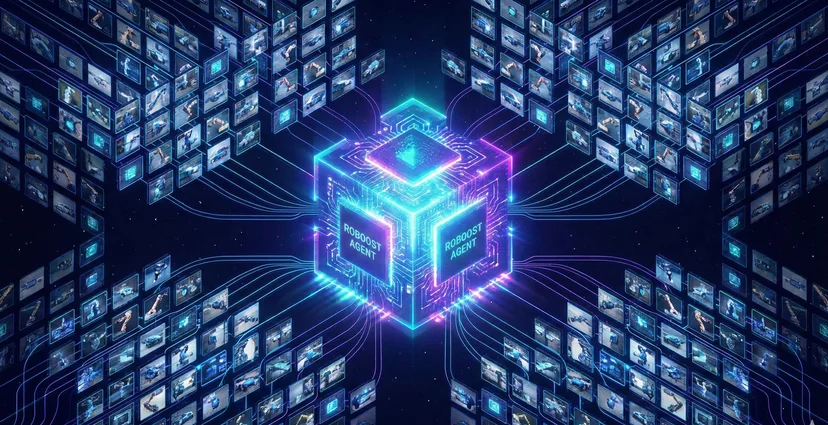 Figure 1. RoBoost Agent는 NVIDIA Cosmos를 Physical AI를 위한 안정적이고 확장 가능한 합성 데이터 파이프라인으로 구성합니다.