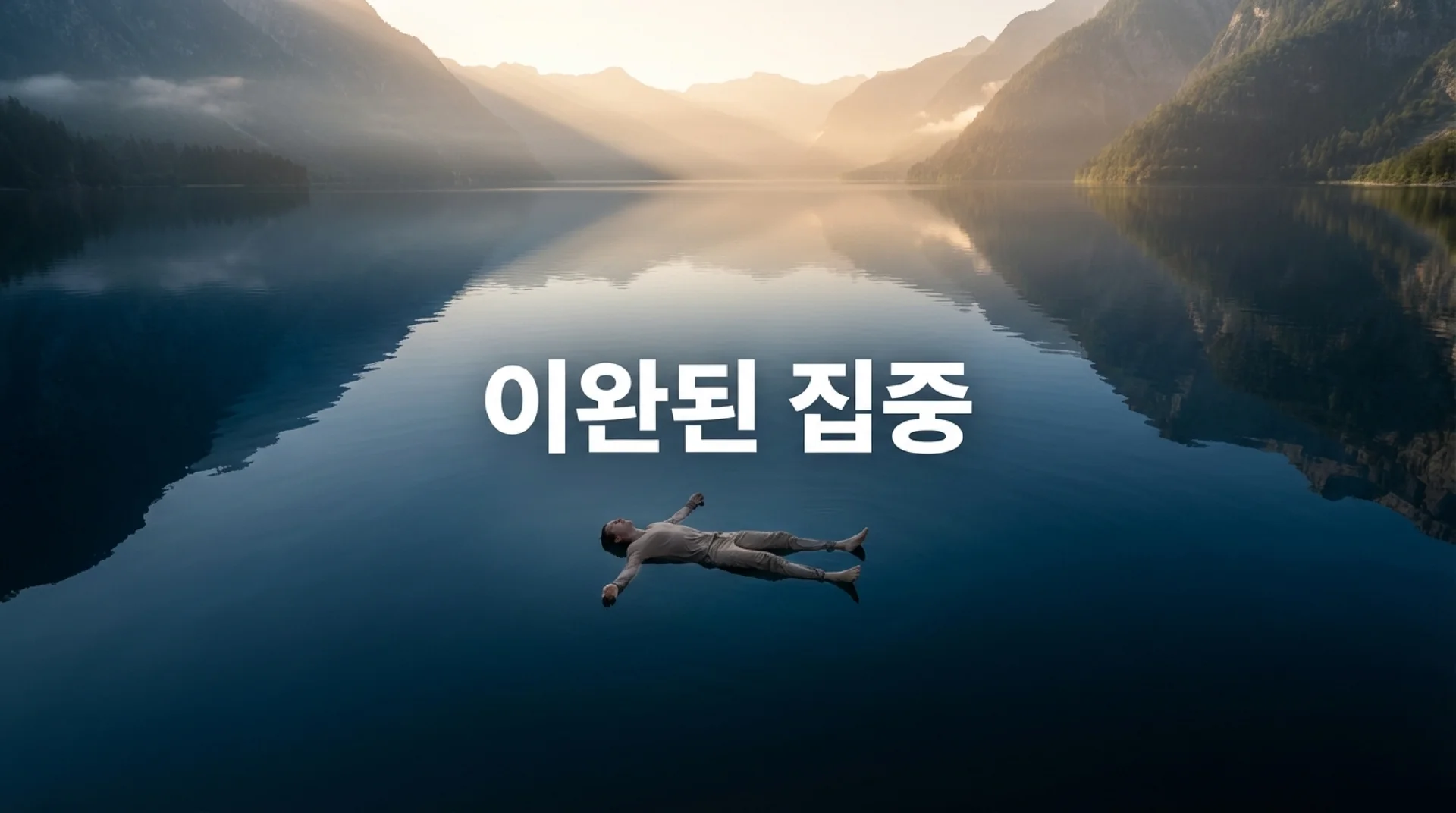 몰입학습법 핵심 원리 이완된 집중 슬로싱킹 설명 슬라이드