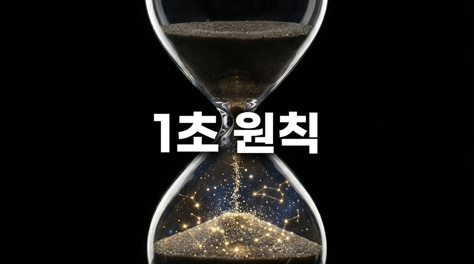 몰입학습법 1초 원칙 실천 방법 설명 슬라이드