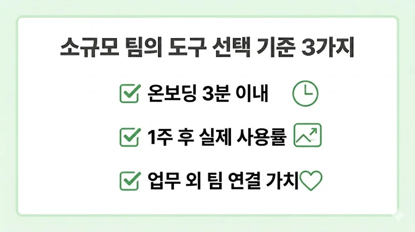 쉬운 프로젝트 관리 도구 선택 기준 체크리스트