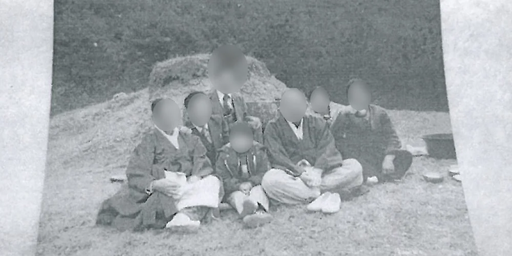 1970년대에 찍힌 흑백사진