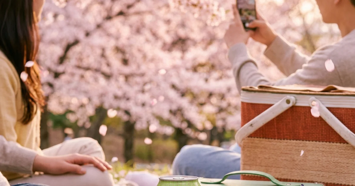 벚꽃 피크닉 음료 추천 애플사이더 과실주