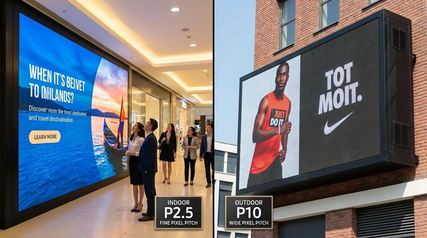 환경에 따른 방수·고휘도·구조 설계 추가가 1.5~2배의 가격 차이를 만든다.