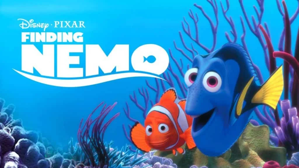 Pixar’s Finding Nemo featuring Dory and Nemo underwater, used to illustrate how emotional truth makes a fantastical animated world feel believable.