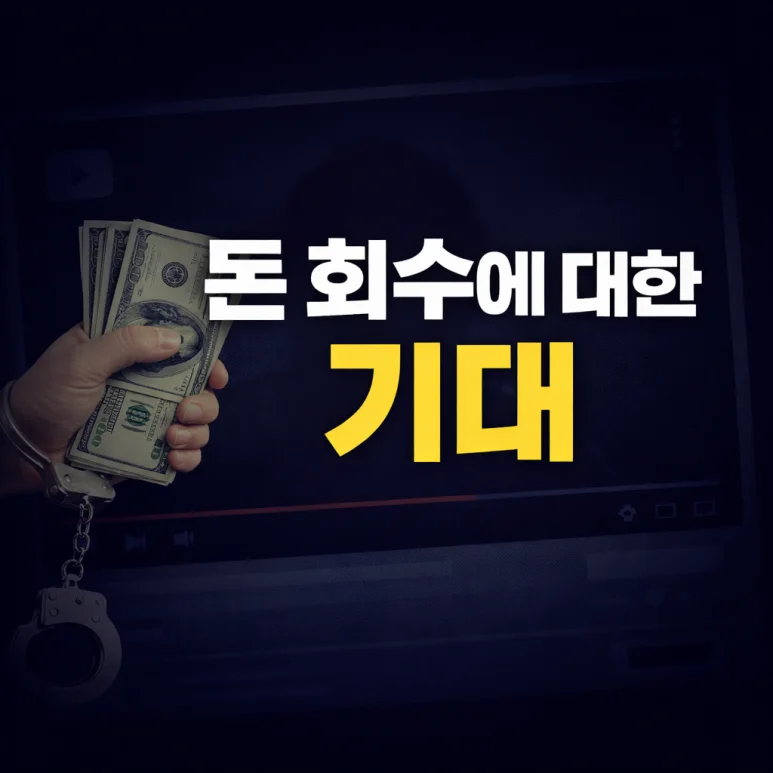돈 회수에 대한 기대감