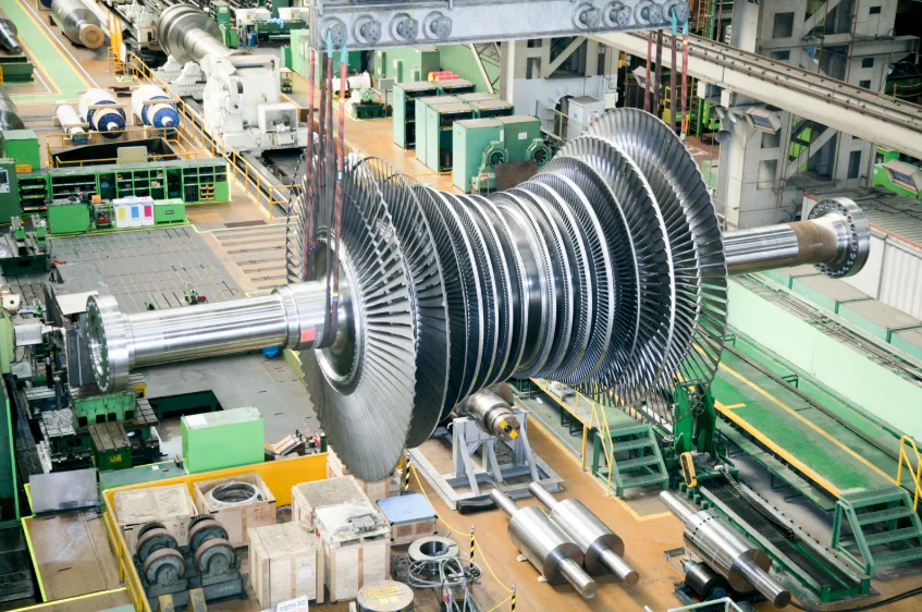 두산에너빌리티 제작 스팀터빈 제품