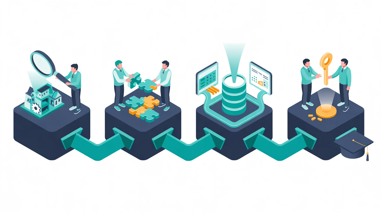 PerfecTwin turnkey implementation 4-step process - analysis, build, data connection, handover