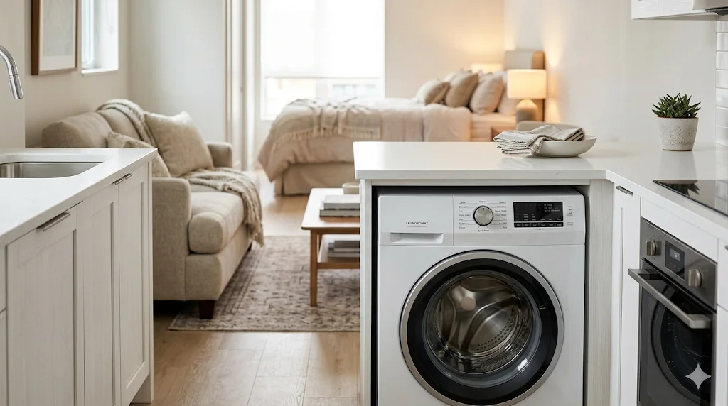 Private room with built-in laundry