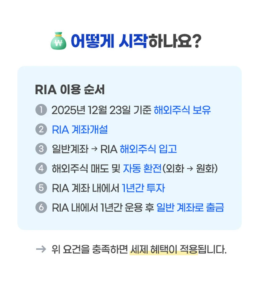 RIA 이용 순서 삼성증권