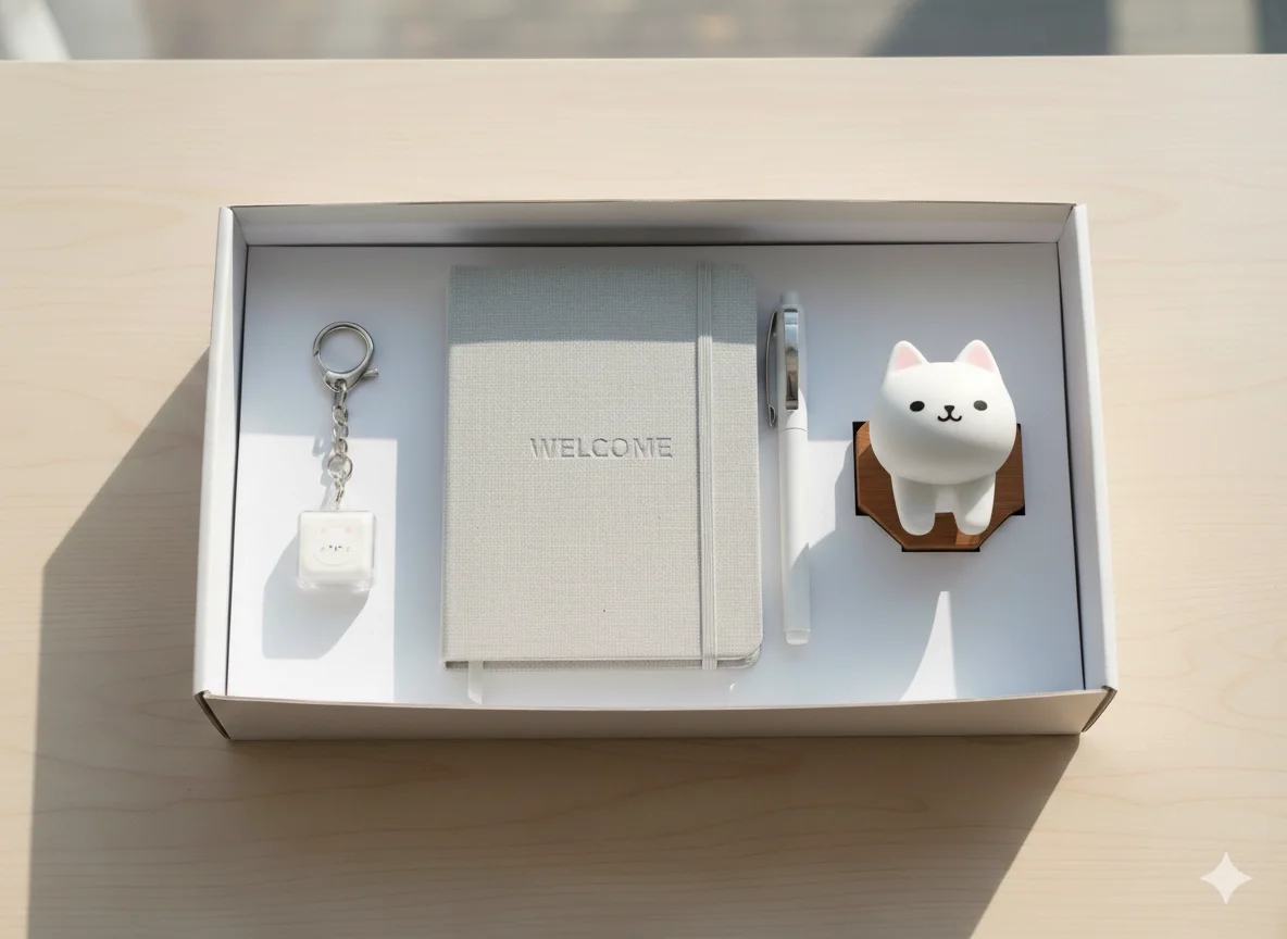 커스텀 키캡키링과 클리커 웰컴키트 트렌드 굿즈