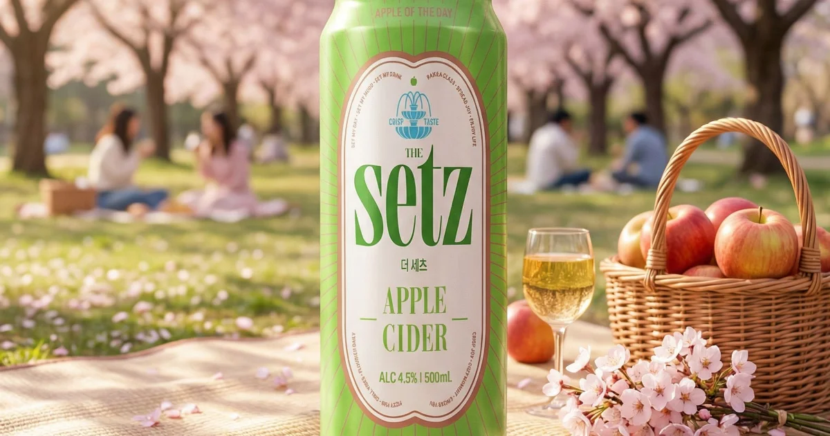 과실주 애플사이더 세츠 봄 모임 달콤한 저도수 술 추천
