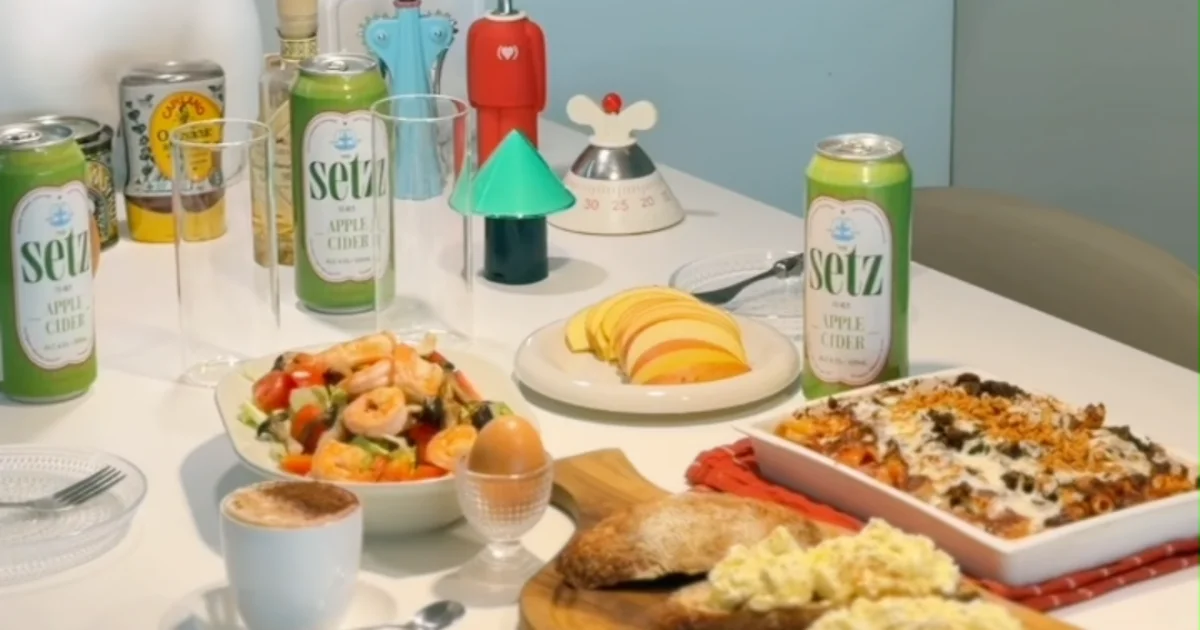 봄나들이 홈술에 적합한 사과주 세츠 애플사이다