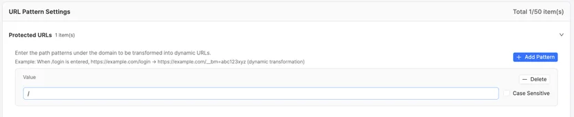 Dynamic URL & Obfuscation : BotManager’s URL obfuscation feature provides the following capabilities