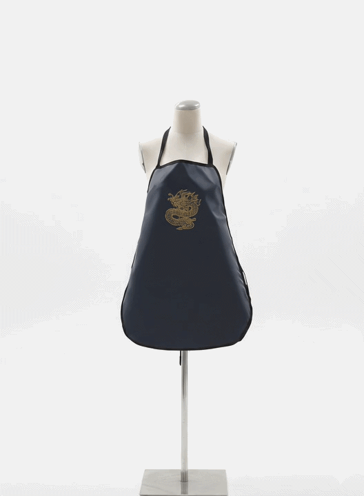 브랜드부스트와 제작한 곤룡포 컨셉의 앞치마