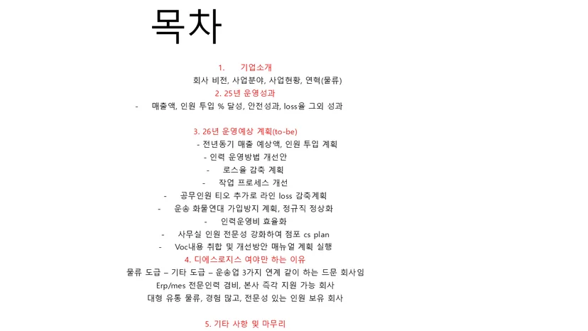 회사소개서 PPT 실제 사례2