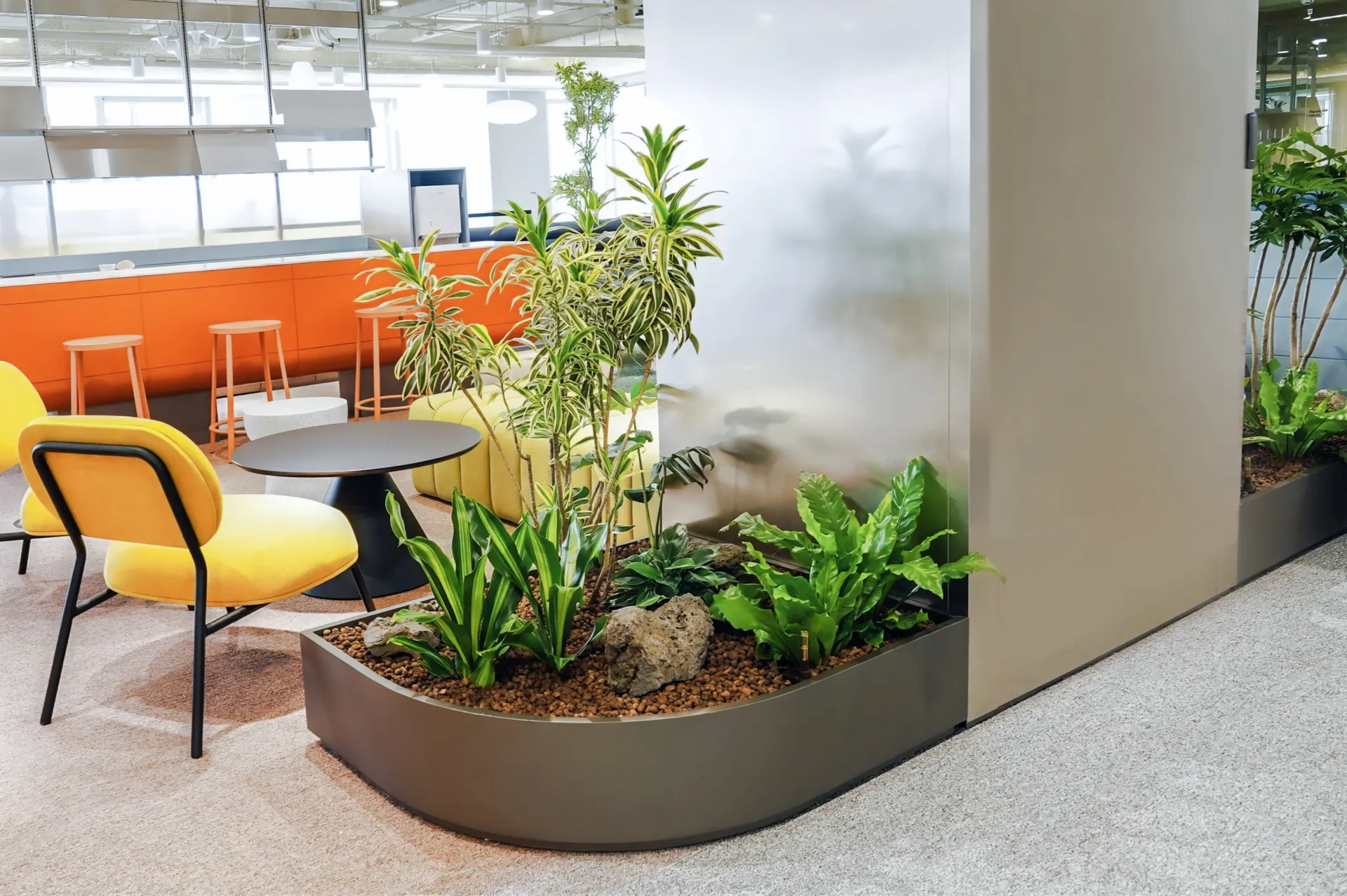 대기업 사옥 워크라운지 코너 플랜트박스 기업 플랜테리어