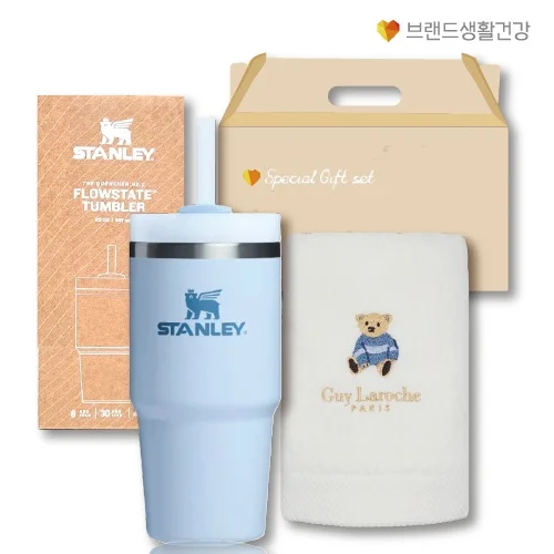 스탠리 퀜처591ml텀블러+고려황제베어150g타올수건