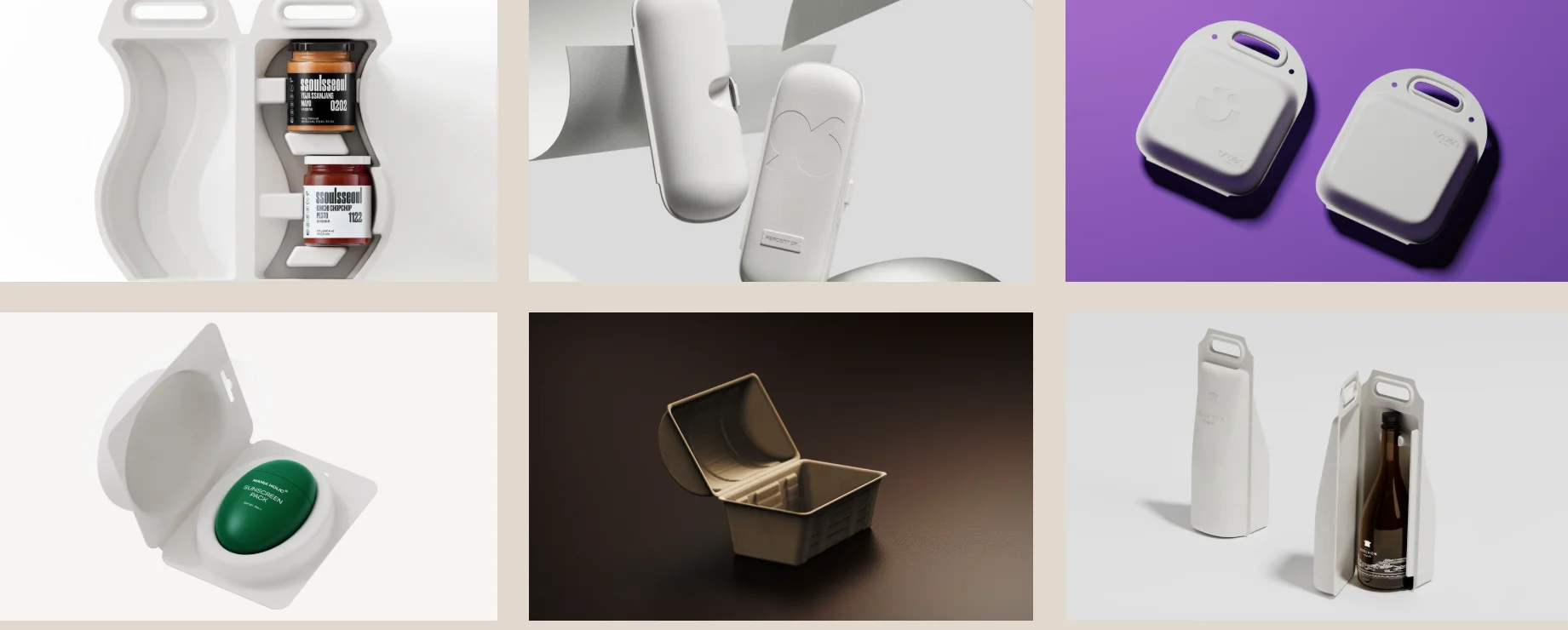 화장품 페이퍼 몰드 친환경 패키지